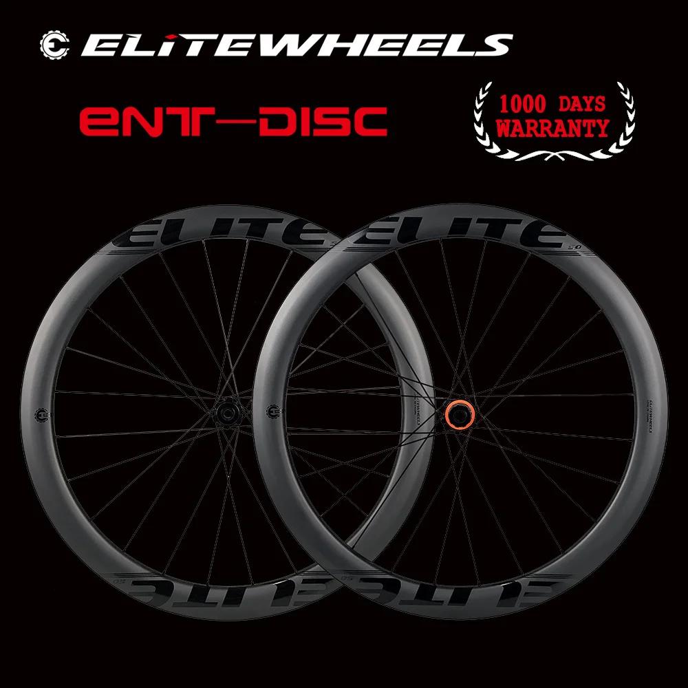 엘리트휠-탄소 바퀴, 디스크 브레이크 700c 도로 자전거 바퀴 ENT UCI 품질 탄소 림 센터 잠금 또는 6 블롯 보크, 로드 사이클링 자전거 바퀴 스포츠 운동 야외 아웃도어